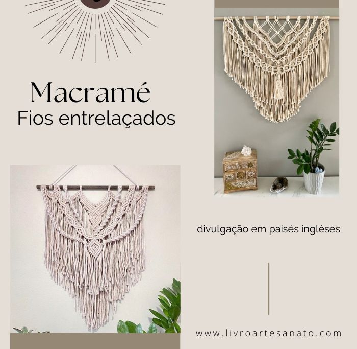 Macramê entrelaçados